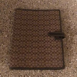 Coach Refillable Agenda